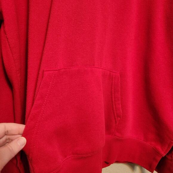 Nebraska Huskers Red‎ Hooded Sweatshirt Size XXL - Picture 3 of 10